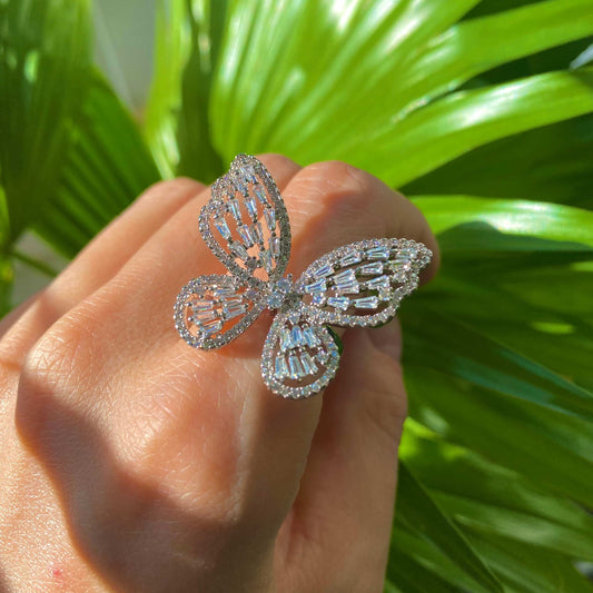Mariposa Butterfly Adjustable Ring